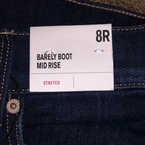 NWT Express Jeans, Barely Boot Mid Rise, size 8R